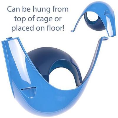 Show full view: Exotic Nutrition Nap Nook Small Pet Hideout, Blue, Small slide 2 of 5