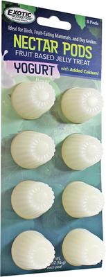 Show full view: Exotic Nutrition Nectar Pods Yogurt Flavor Sugar Glider Treats, 8 count slide 2 of 4