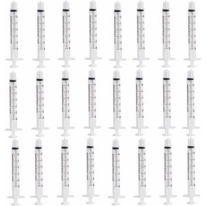 Exotic Nutrition Syringes, 3-ml Luer Tip, 24-pack