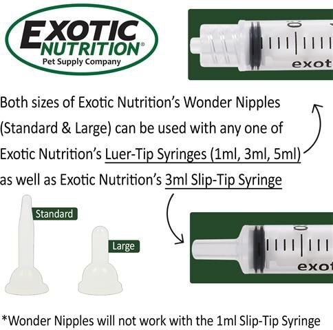 Exotic Nutrition Syringes, 3-ml Slip Tip