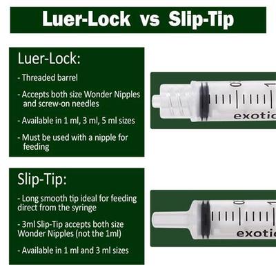 Show full view: Exotic Nutrition Syringes, 5-ml Luer Tip, 24-pack slide 2 of 8