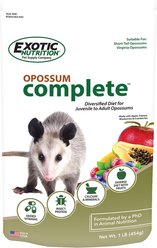Exotic Nutrition Opossum Complete Opossum Food, 1-lb bag