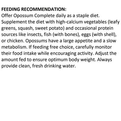 Show full view: Exotic Nutrition Opossum Complete Opossum Food, 1-lb bag slide 6 of 7