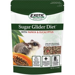 Exotic Nutrition Papaya & Eucalyptus Sugar Glider Food, 2-lb bag