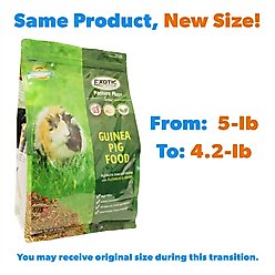 Exotic Nutrition Pasture Plus+ Guinea Pig Food, 4.2-lb bag slide 2 of 2