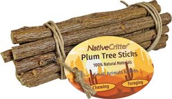 Exotic Nutrition Plum Tree Sticks Small Pet Chew Toy