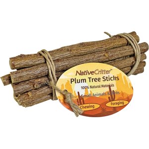 Exotic Nutrition Plum Tree Sticks Small Pet Chew Toy