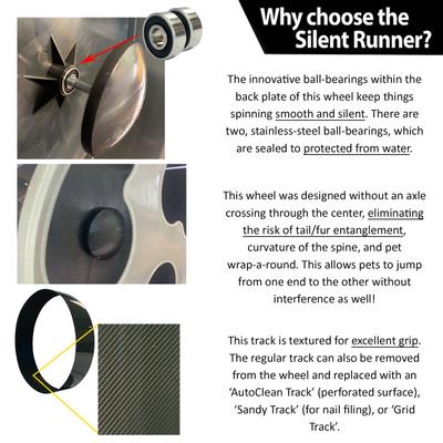 Show full view: Exotic Nutrition Silent Runner Small Animal Exercise Wheel, Glow slide 2 of 9