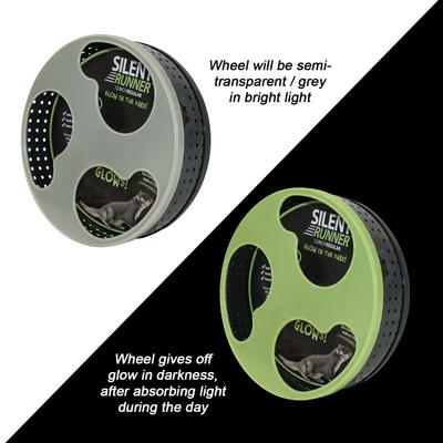 Show full view: Exotic Nutrition Silent Runner Small Animal Exercise Wheel, Glow slide 6 of 9