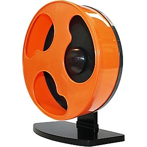 Exotic Nutrition Silent Runner Small Animal Exercise Wheel, Orange, Regular