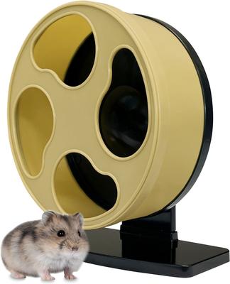 Show full view: Exotic Nutrition Silent Runner Wheel 9-in Small Pet Toy, Cream slide 7 of 9