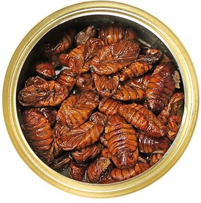 Show full view: Exotic Nutrition Silkworm Pupae Hedgehog Treats, 1.2-oz can slide 2 of 6