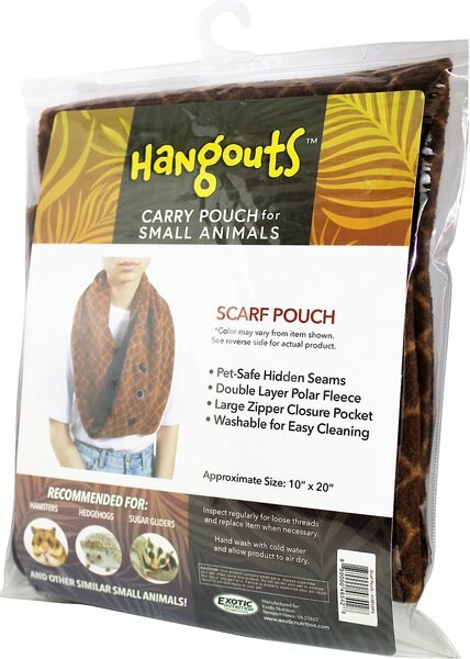 Exotic Nutrition Snakeskin Small Animal Bonding Scarf, Color Varies