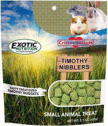 Exotic Nutrition Timothy Nibblers Small Animal Treats, 2-oz bag