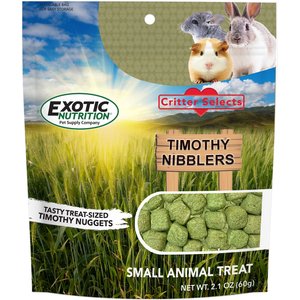 Exotic Nutrition Timothy Nibblers Small Animal Treats, 2-oz bag