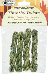 Exotic Nutrition Timothy Twists Small Pet Chew Toy