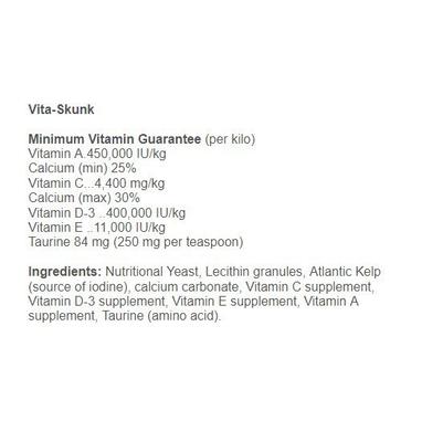 Show full view: Exotic Nutrition Vita-Skunk Supplement, 5.29-oz bag slide 4 of 4