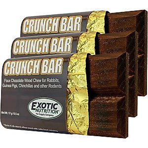 Exotic Nutrition Willow Crunch Bar Small Pet Chew Toy, 3 count