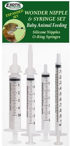 Exotic Nutrition Wonder Nipple & Syringe Set