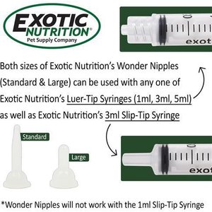 Exotic Nutrition Wonder Nipple & Syringe Set, Expanded