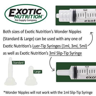 Show full view: Exotic Nutrition Wonder Nipple & Syringe Set, Expanded slide 2 of 10