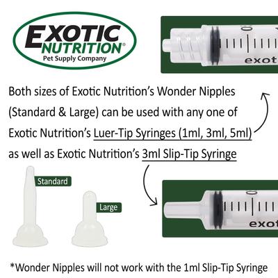 Show full view: Exotic Nutrition Wonder Nipples Small-Pet Feeder, 6-pack, Large slide 4 of 6