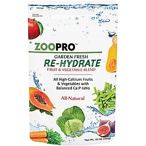 Exotic Nutrition ZooPro Garden Fresh Re-Hydrate Small Pet Treats, 10-oz bag