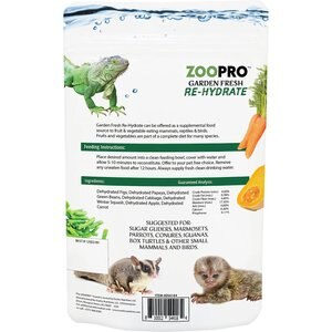 Exotic Nutrition ZooPro Garden Fresh Re-Hydrate Small Pet Treats, 10-oz bag