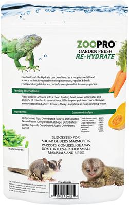 Show full view: Exotic Nutrition ZooPro Garden Fresh Re-Hydrate Small Pet Treats, 10-oz bag slide 2 of 7