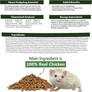 Exotic Nutrition ZooPro Hedgehog Essential Hedgehog Food, 1.75-lb bag