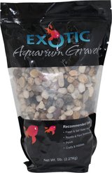 Exotic Pebbles Natural Washed Mixed Gravel, Mixed, 5-lb