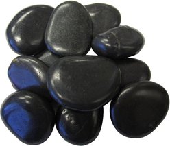 Exotic Pebbles Polished Black Reptile & Terrarium Pebbles, 20-lb bag slide 2 of 2