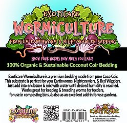 Exoticare Wormiculture Coconut Reptile Substrate, 2-lb bag slide 2 of 4