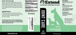Extend Joint Care Nutritional Dog Supplements, 30 count slide 2 of 7