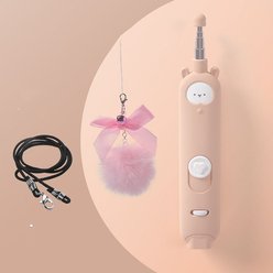 EYS Cat Teaser Wand with Laser, Flash & UV Lights Cat Toy, Pink slide 2 of 5