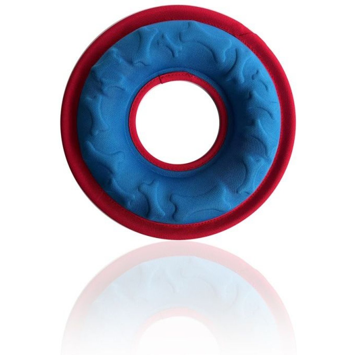 EYS Dog Floating Water Resistance Disc Toys & Feeding Bowl, Blue/Red