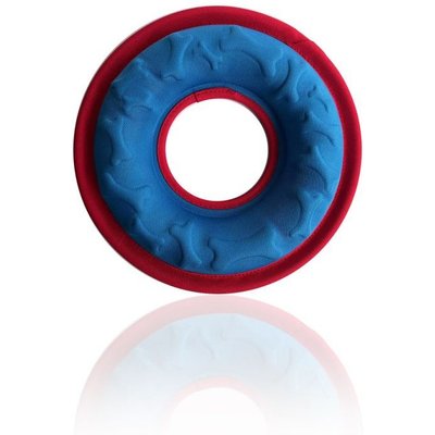 EYS EYS Dog Floating Water Resistance Disc Toys & Feeding Bowl, Blue/Red