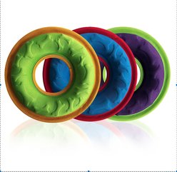 EYS Dog Floating Water Resistance Disc Toys & Feeding Bowl, Blue/Red slide 2 of 3