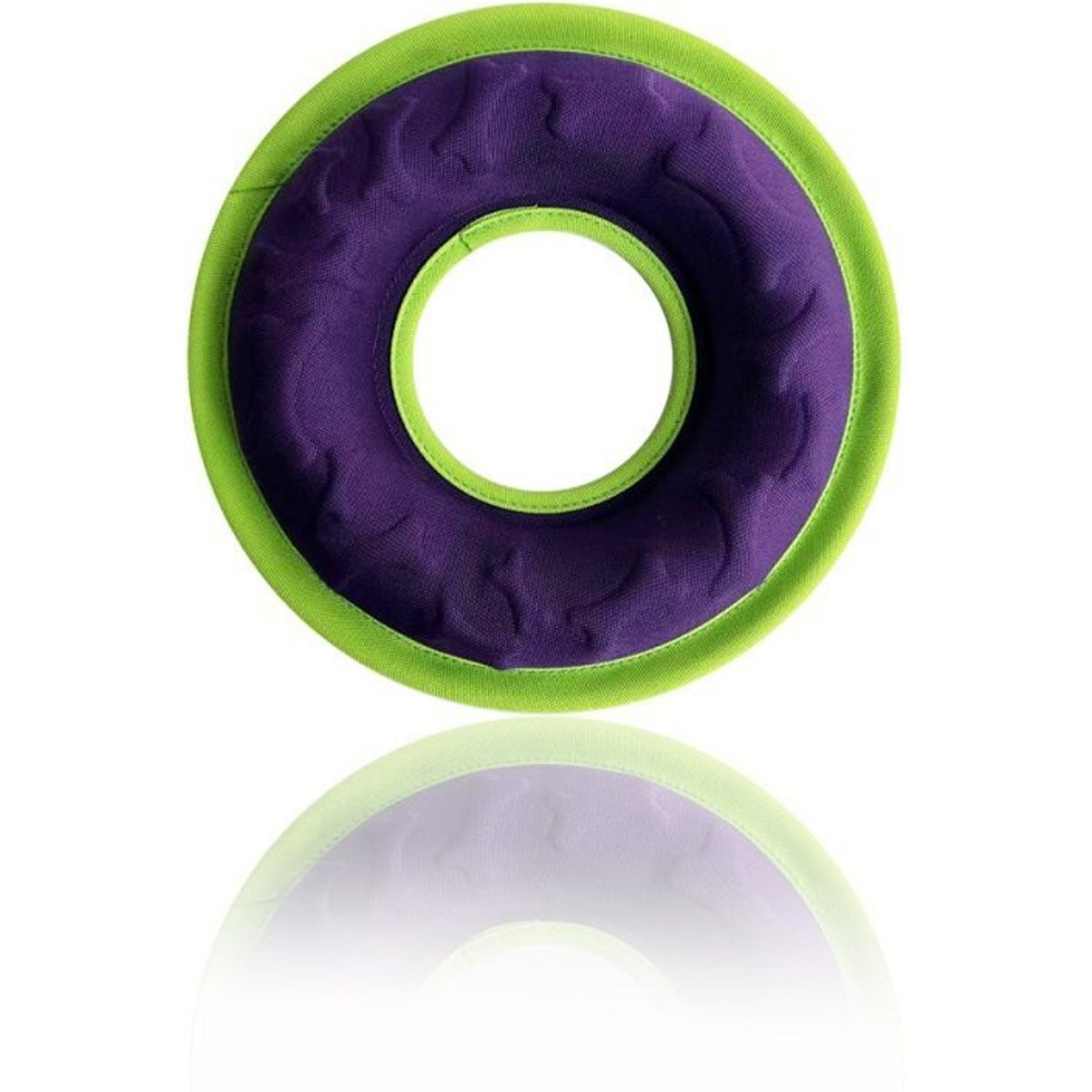 EYS Dog Floating Water Resistance Disc Toys & Feeding Bowl, Purple/Green