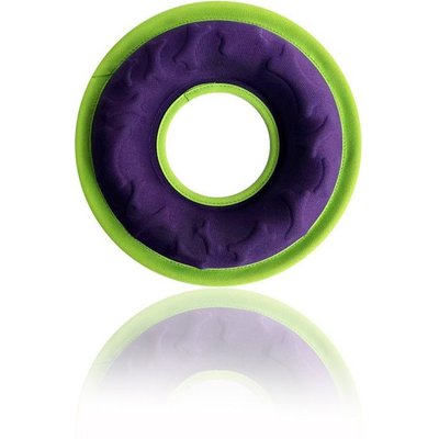 EYS EYS Dog Floating Water Resistance Disc Toys & Feeding Bowl, Purple/Green