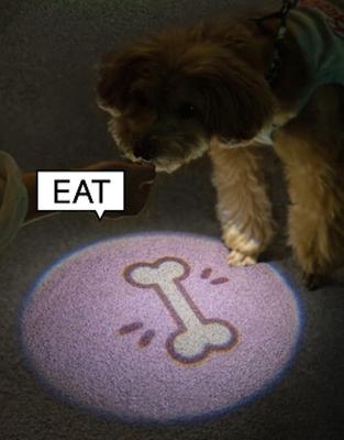 Show full view: EYS Drumstick & Bone Adjustable Projector Light Dog Collar Accessory slide 6 of 8