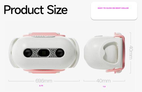 Show full view: EYS Drumstick & Bone Adjustable Projector Light Dog Collar Accessory slide 4 of 8