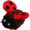 Show in main carousel: EYS GiGwi Dance & Chirp Ladybug Catnip Infused Motion-Activated Cat Toy, Brown slide 1 of 6