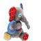 Show in main carousel: EYS GiGwi Friendz Elephant Squeaky & Crinkle Dog Plush Toy, Grey slide 2 of 6