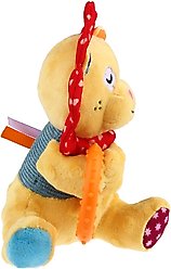 EYS GiGwi Friendz Lion Squeaky & Crinkle Dog Plush Toy, Yellow slide 2 of 7