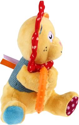 Show full view: EYS GiGwi Friendz Lion Squeaky & Crinkle Dog Plush Toy, Yellow slide 2 of 8