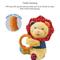 Show in main carousel: EYS GiGwi Friendz Lion Squeaky & Crinkle Dog Plush Toy, Yellow slide 3 of 8