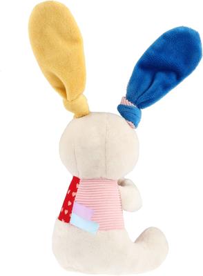 Show full view: EYS GiGwi Friendz Rabbit Squeaky & Crinkle Dog Plush Toy, White slide 3 of 6