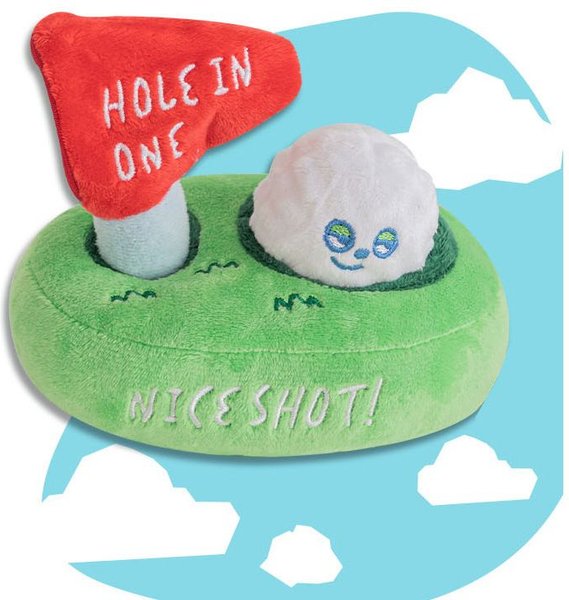 EYS Golf Hole In One Dog Plush Toy, Green