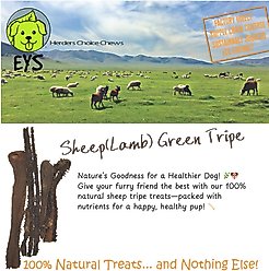 EYS Herders Choice Chews Green Tripe Dehydrated Dog Treats, 3.5-oz bag slide 2 of 6